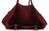 Kožené kabelka shopper bag Vittoria Gotti bordová V205454